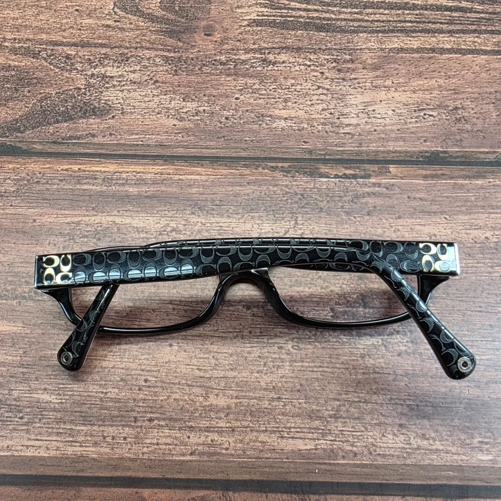 Coach HC 6001 Emily Black Pink Signature C Logo Eyeglasses Frames 50-15-135